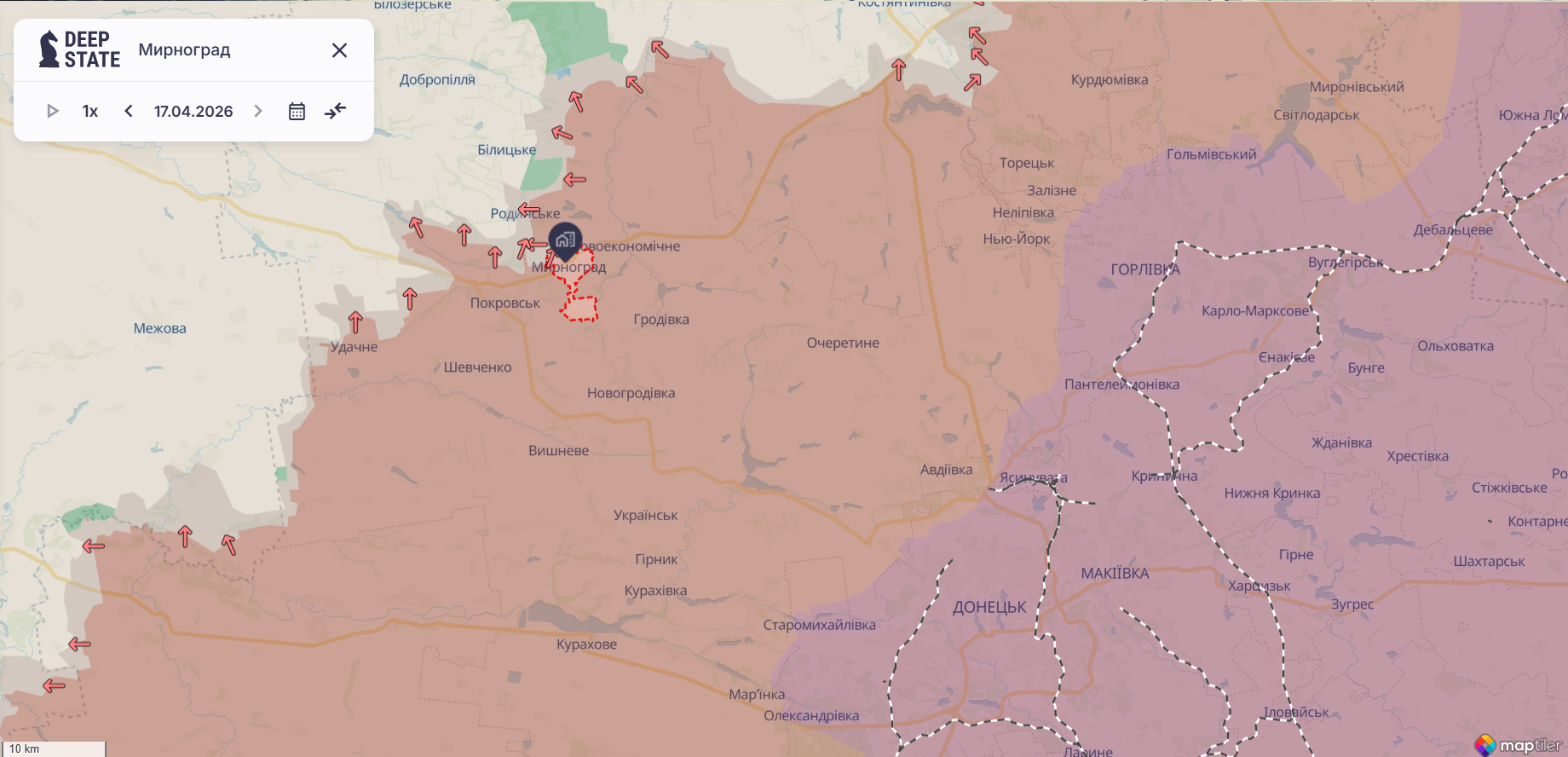 В оккупированный Донецк долетают, а в Мирноград – нет: в ВСУ объяснили нюанс с дронами