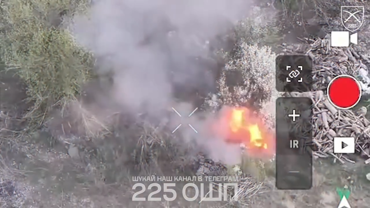 На Запоріжжі ЗСУ зупинили штурм окупантів на мотоциклах і "Уралах". Відео