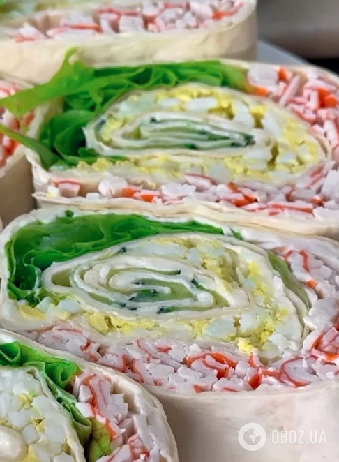 Закусочный рулет из лаваша с вкусной начинкой: рецепт блюда для пасхального стола