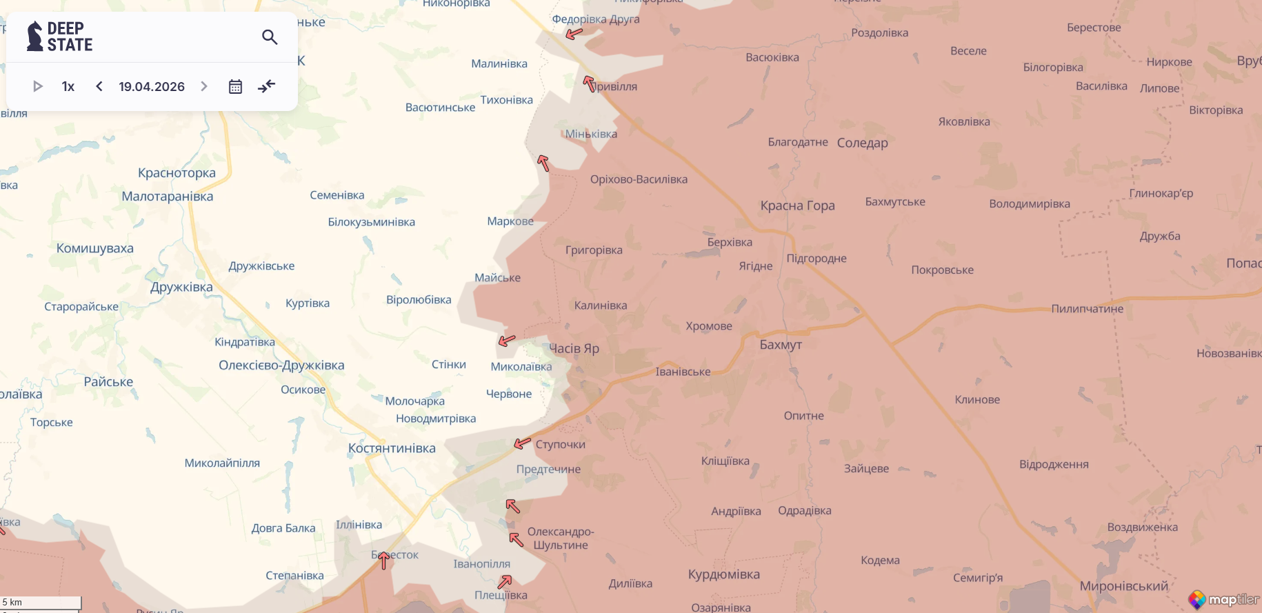 Російські війська провели штурми по всій лінії фронту: в ISW пояснили, що задумав ворог. Карта