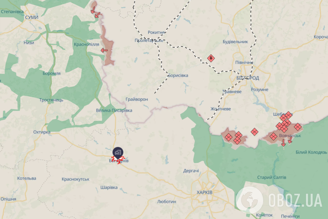 Оккупанты атаковали АЗС на Харьковщине: трое пострадавших, повреждены машины. Фото