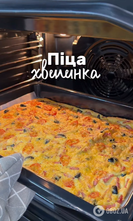 Піца хвилинка з тіста на майонезі: ділимось елементарним рецептом