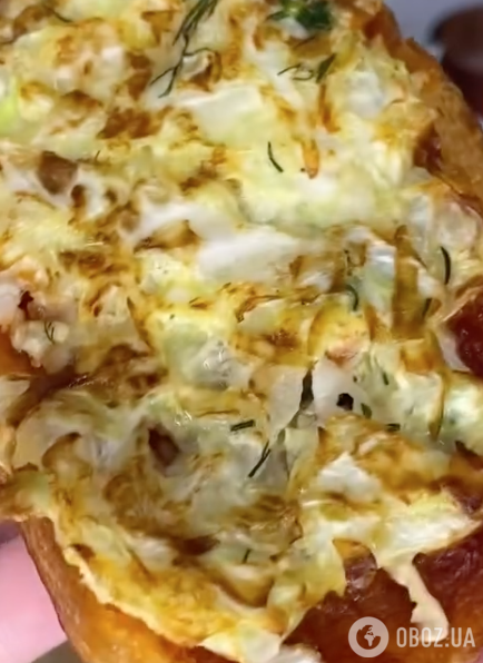 Ситні гарячі бутерброди з капустою: рецепт смачної страви для сніданку