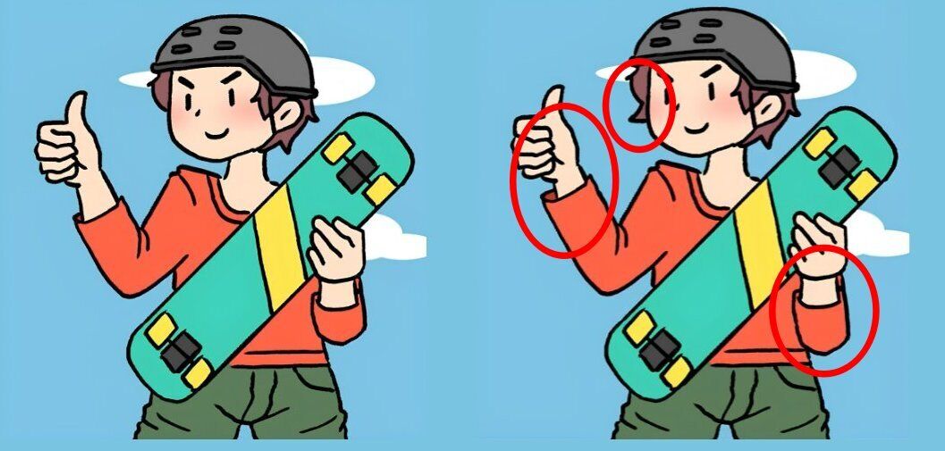 Найдите все отличия за 27 секунд; головоломка