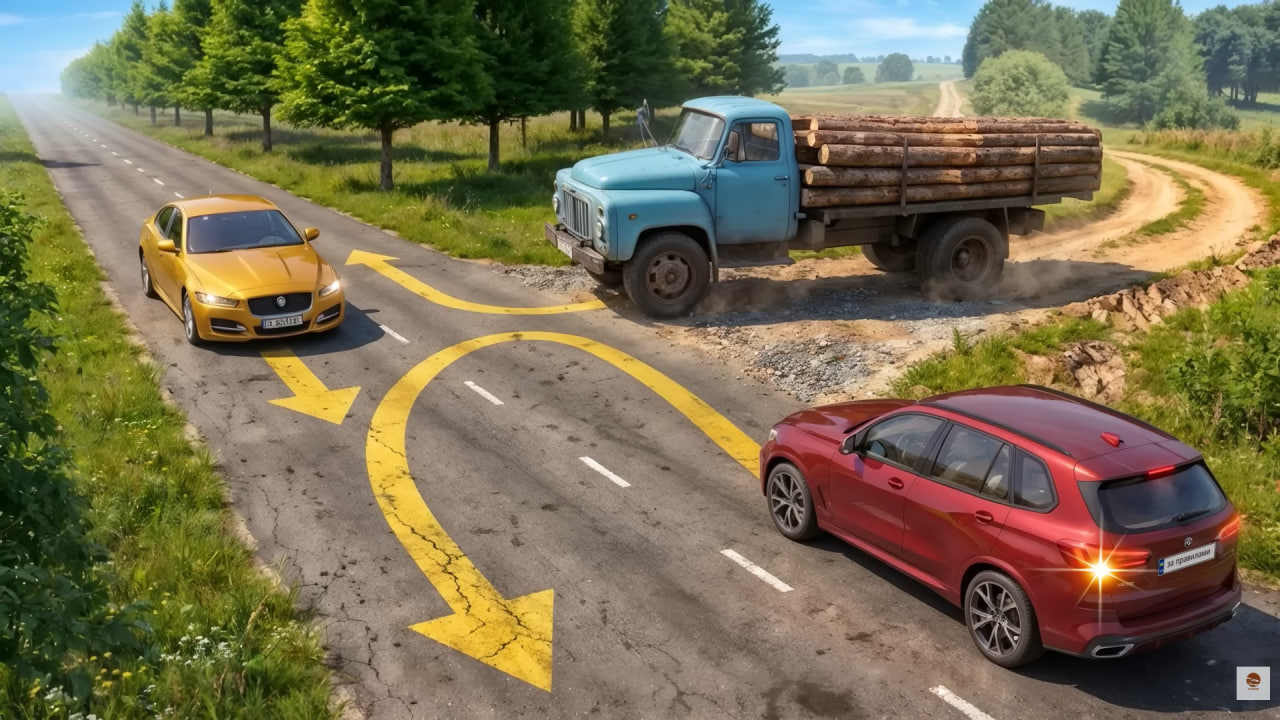 В каком порядке разъедутся авто? Тест по ПДД