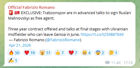 У Туреччині готують сенсаційний трансфер лідера збірної України з футболу