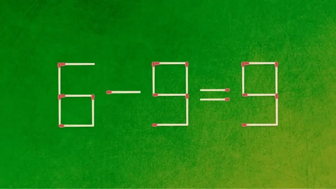 Як пересунути сірник: головоломка для геніїв