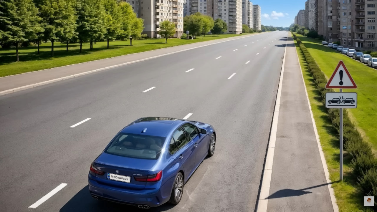 З якою швидкістю дозволено продовжити рух? Тест на знання ПДР