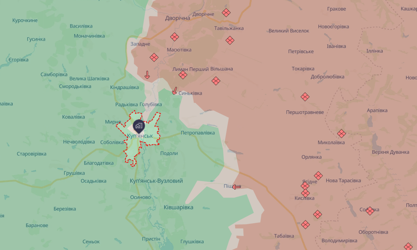 Українські війська просунулися на Куп'янському напрямку та в тактичному районі Костянтинівка-Дружківка – ISW