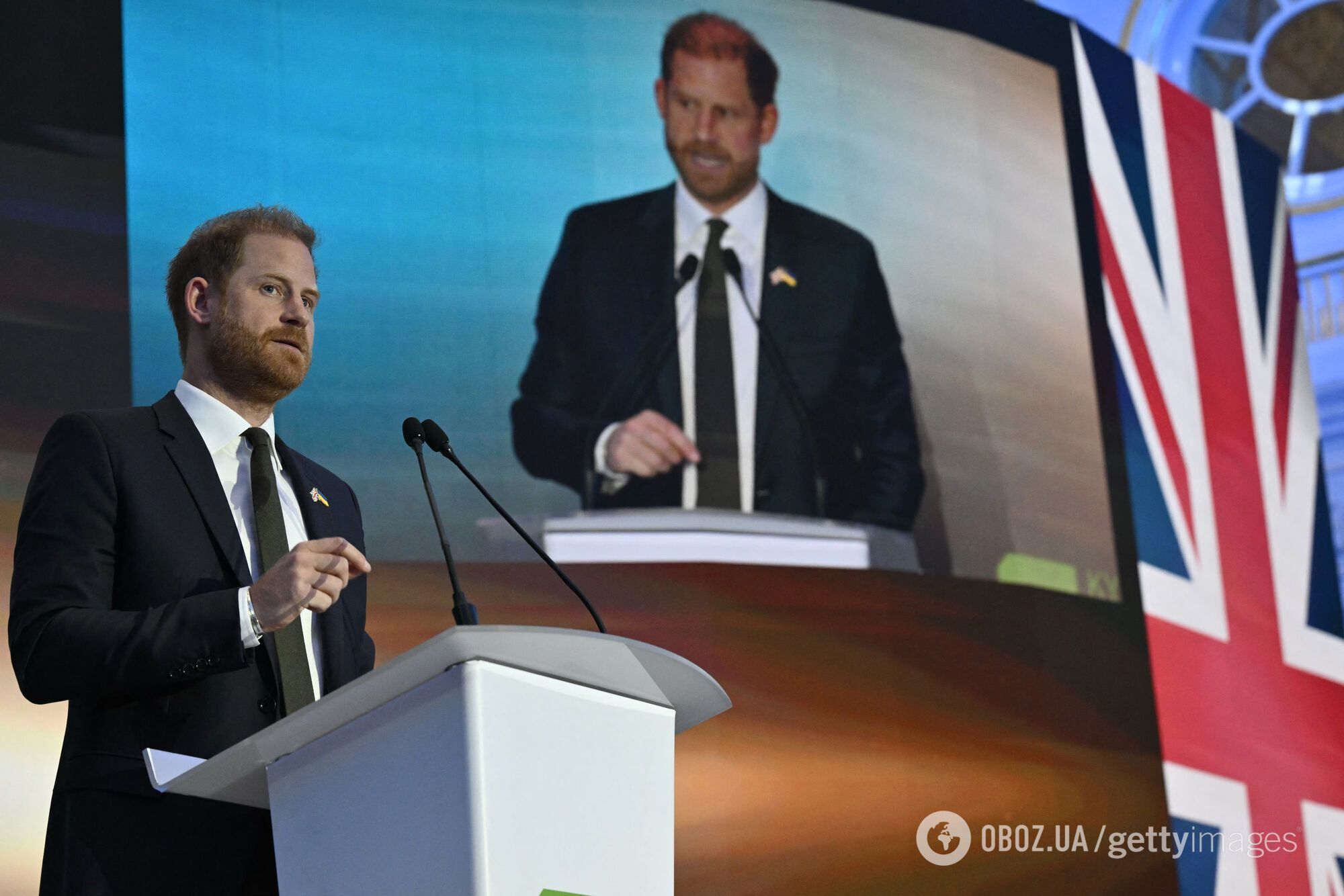 "Я тут як солдат". Принц Гаррі публічно звернувся до Путіна під час візиту до України