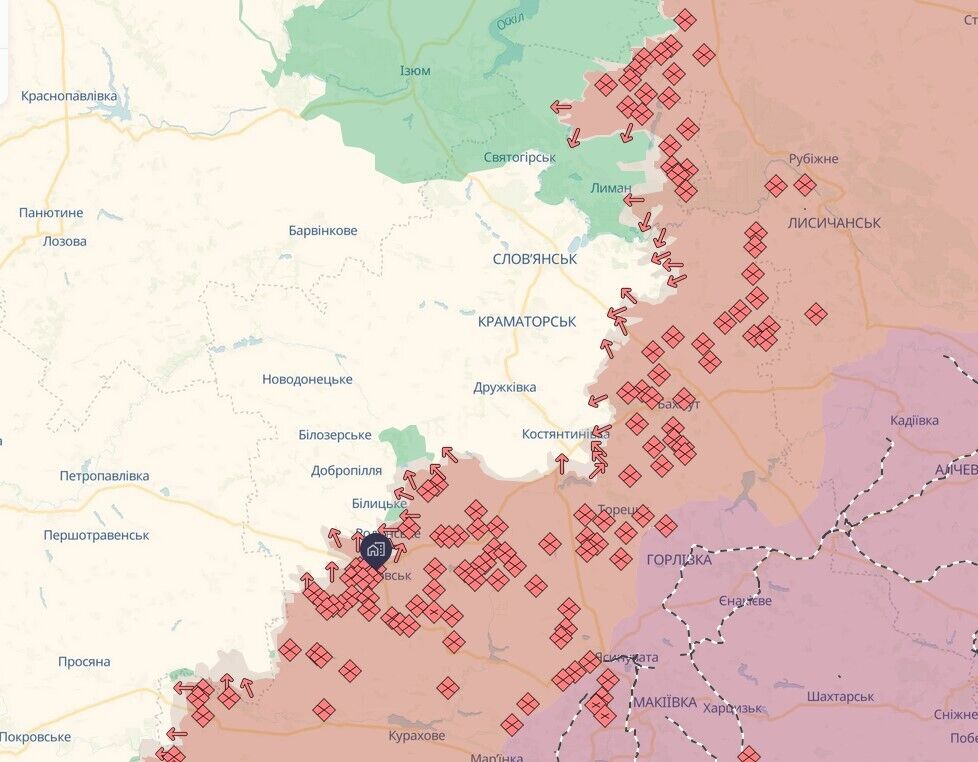 "Змушені гасити нові точки": Ступак пояснив, що стоїть за штурмом армії РФ уздовж усієї лінії фронту