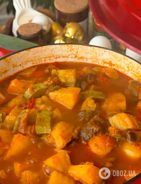 Сытное овощное рагу с мясом: хватит на всех