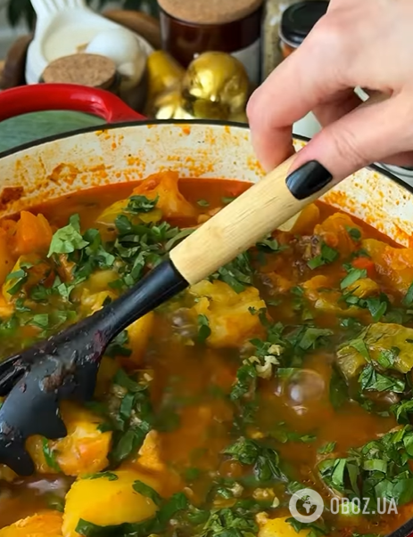 Сытное овощное рагу с мясом: хватит на всех