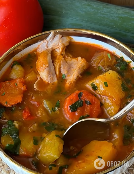 Сытное овощное рагу с мясом: хватит на всех