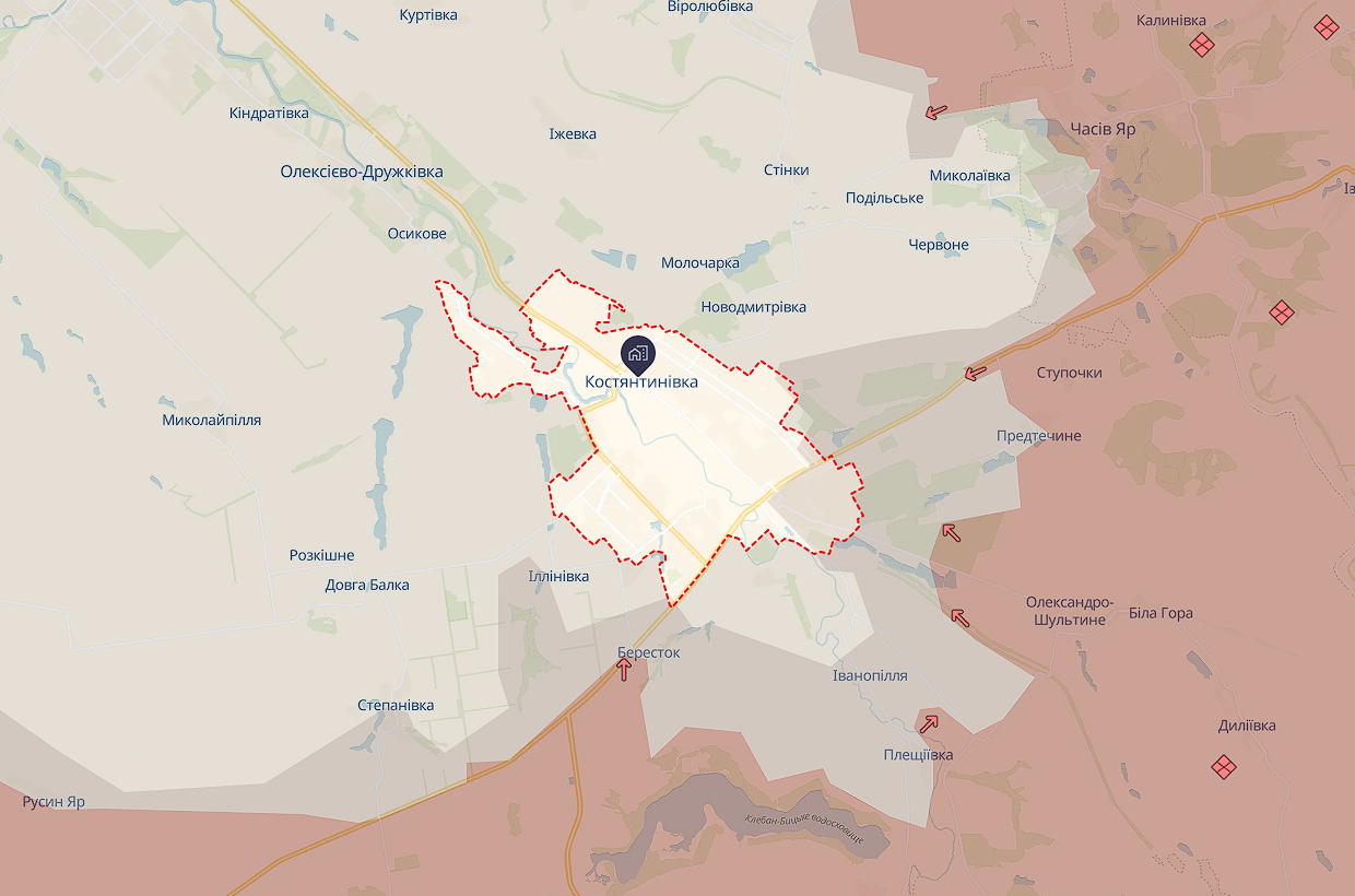 Украинские военные сорвали штурм оккупантов, которые хотели прорваться в Константиновку со стороны Бахмутской трассы. Видео
