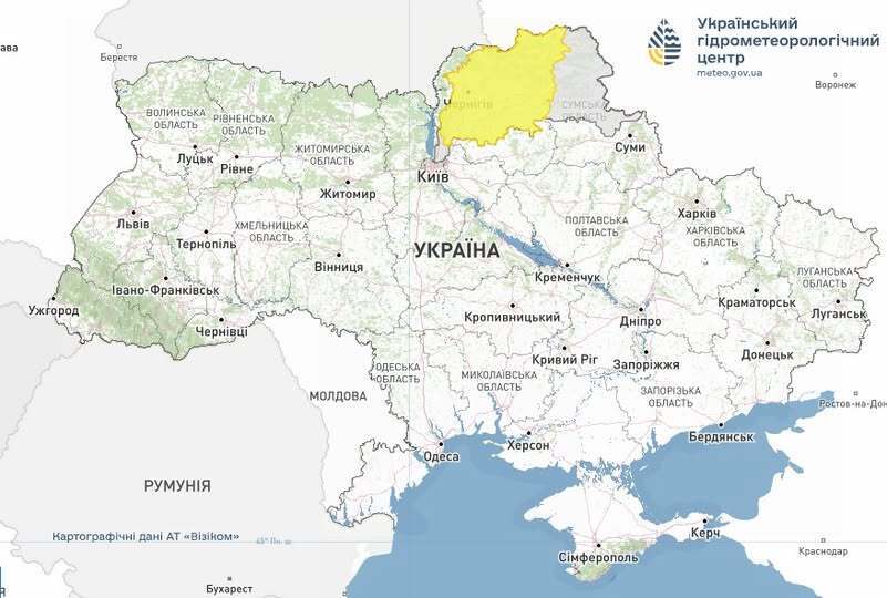 Украину накроет холодный воздух: где ожидаются заморозки и мокрый снег 24 апреля. Карта