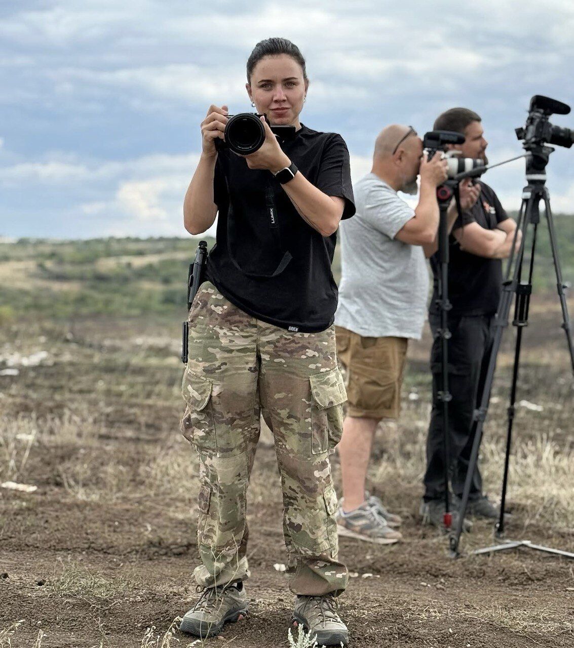 До війни працювала у сфері кіно: на фронті загинула офіцер відділення комунікацій Вікторія Боброва. Фото