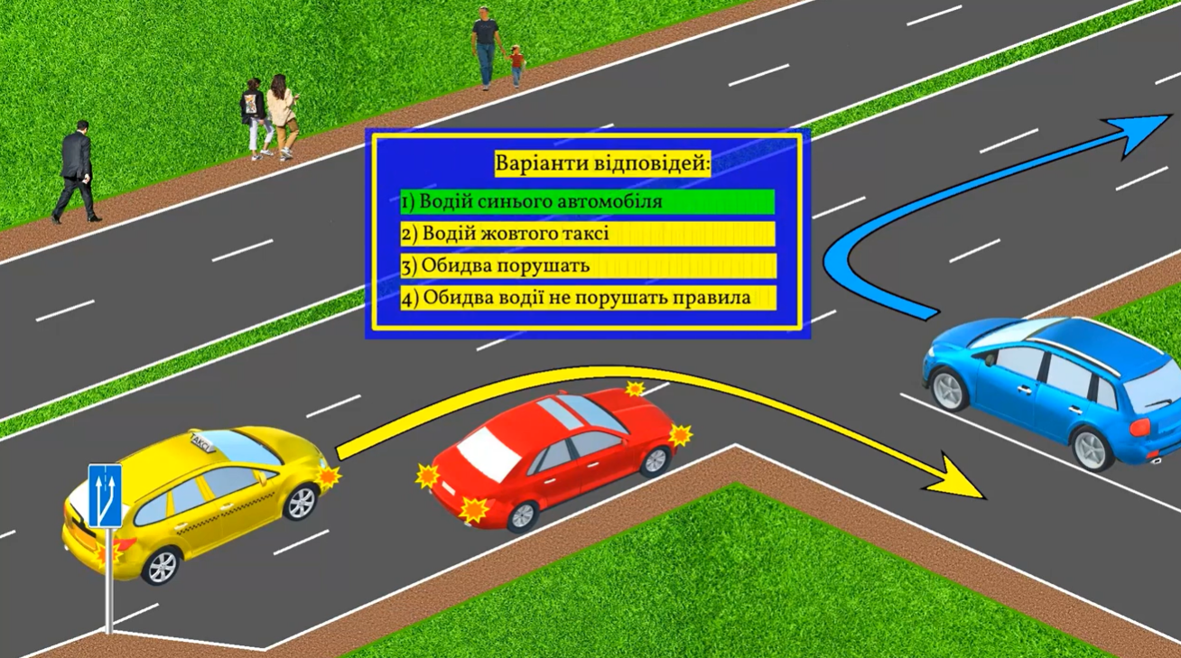 Можно ли повернуть направо? Задание по ПДД