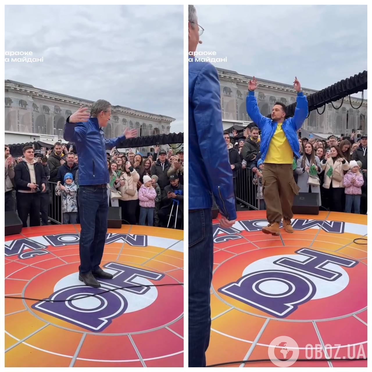 Новый ведущий, толпа фанатов и первый участник: в сети появились кадры со съемок легендарного "Караоке на майдане"