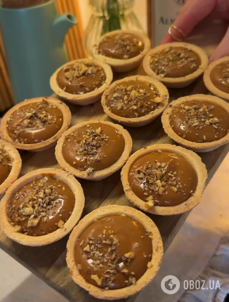 Ліниві горішки зі згущеним молоком для дітей: знадобляться тарталетки