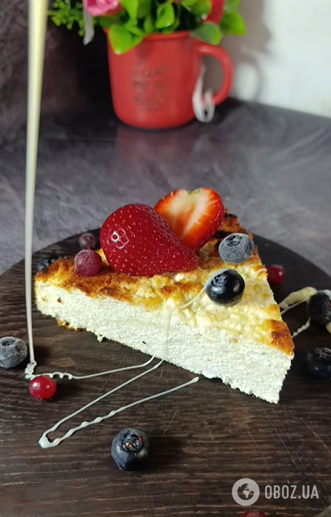 Найпростіший рецепт сирної запіканки: вийде ніжною та повітряною