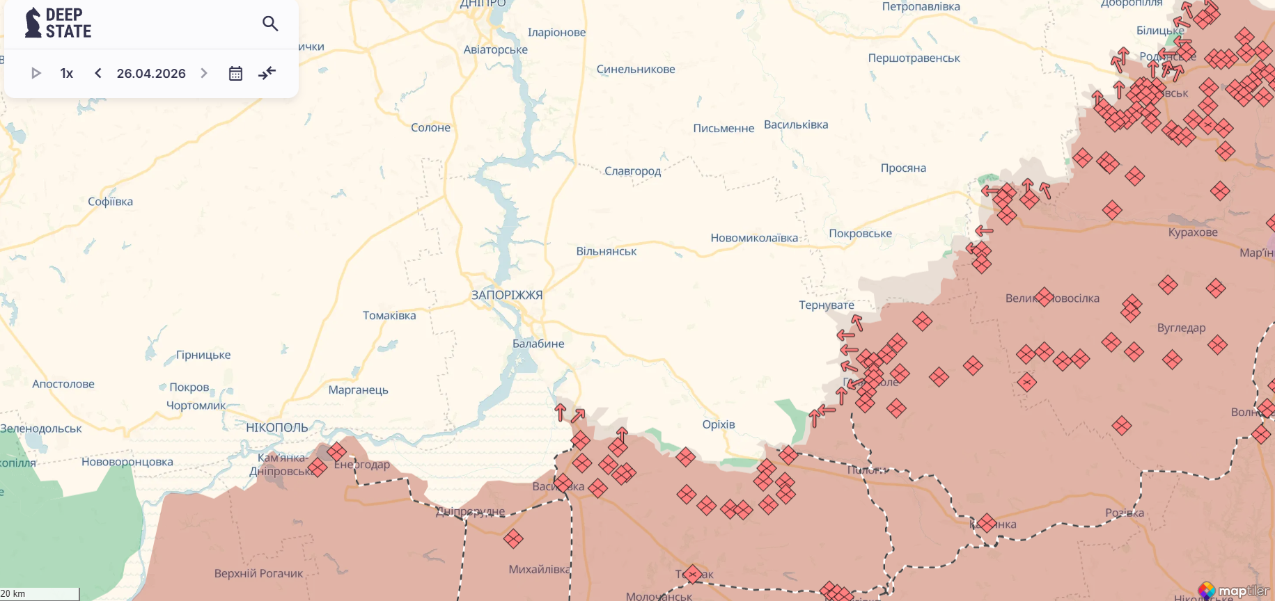 Російські війська нарощують інтенсивність атак на південному напрямку: Волошин розповів про ситуацію