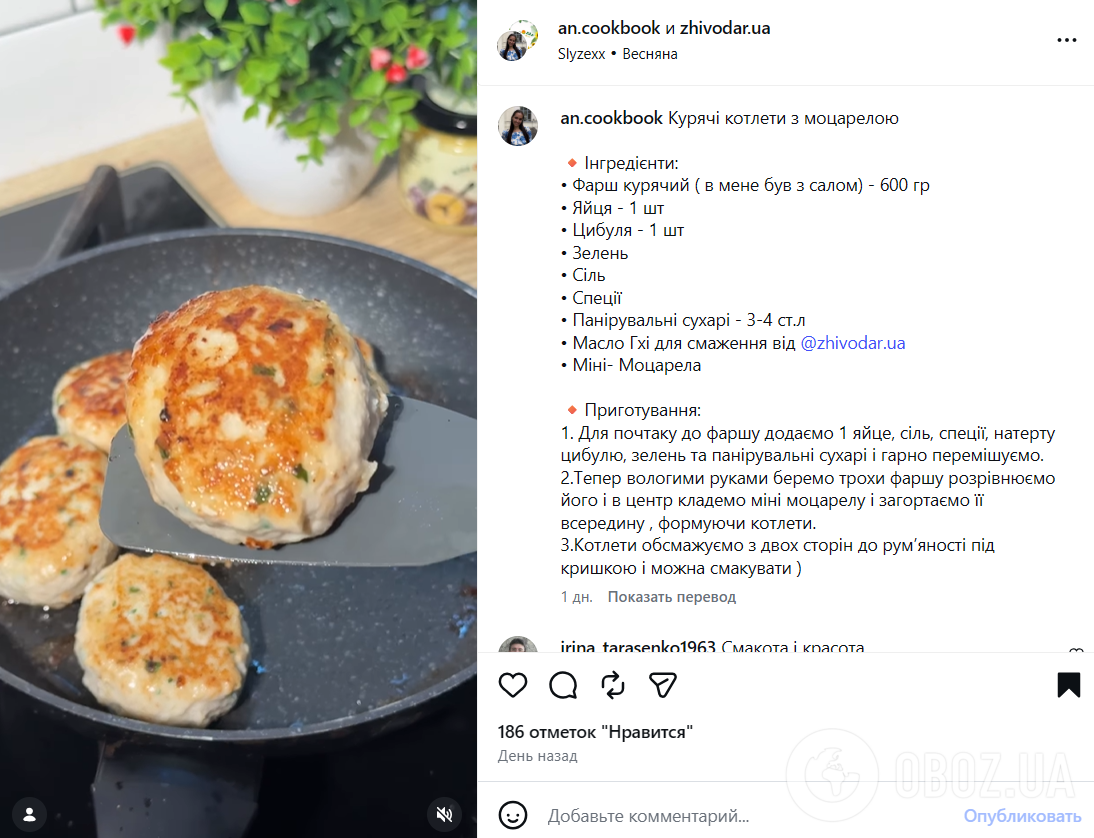 Соковиті курячі котлети з моцарелою: як приготувати