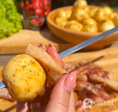 Как приготовить шашлык из молодого картофеля и подчеревины: идеальный рецепт для весеннего пикника