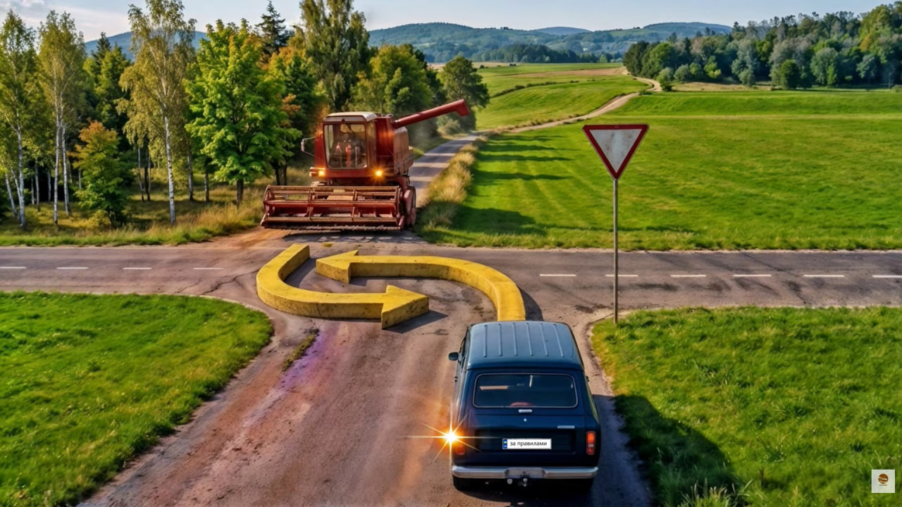 Кто должен дать дорогу? Тест на знание ПДД