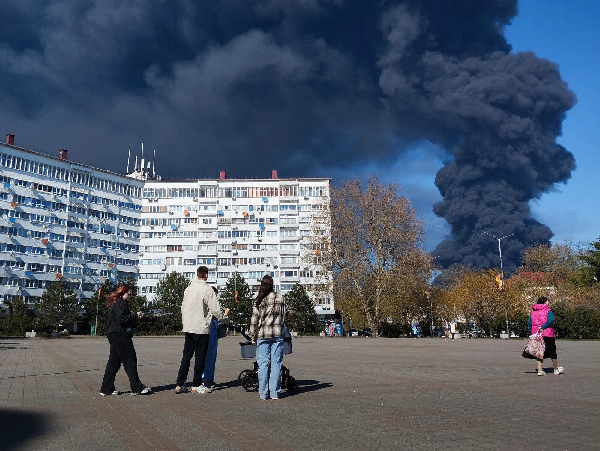 "Люди справляються": Путіну доповіли, що в Туапсе "серйозних загроз немає". Відео