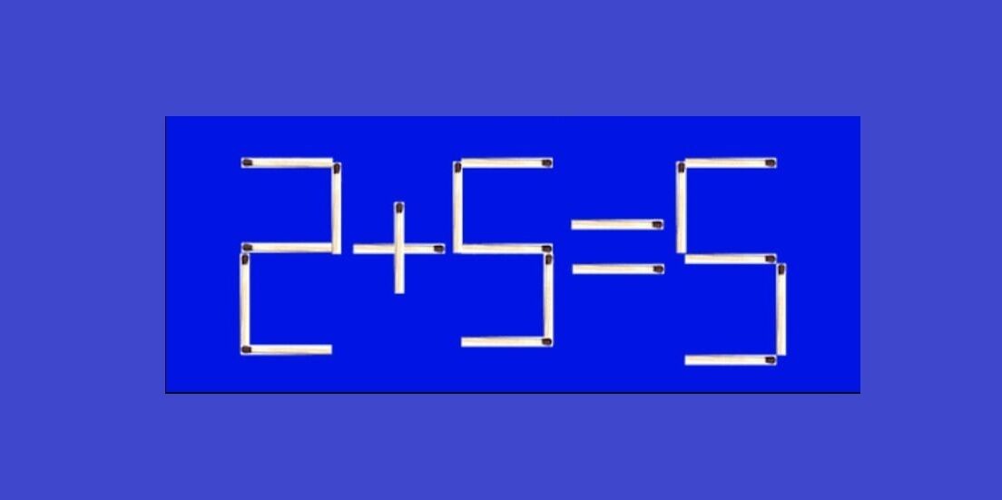 Пересуньте 1 сірник: головоломка для найрозумніших