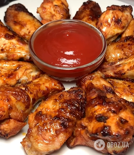 Самый простой рецепт куриных крылышек в духовке: золотистые сверху и мягкие внутри