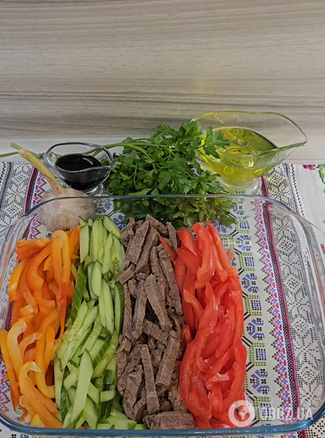 Сытный салат с говядиной и овощами: на каждый день и для праздничного стола