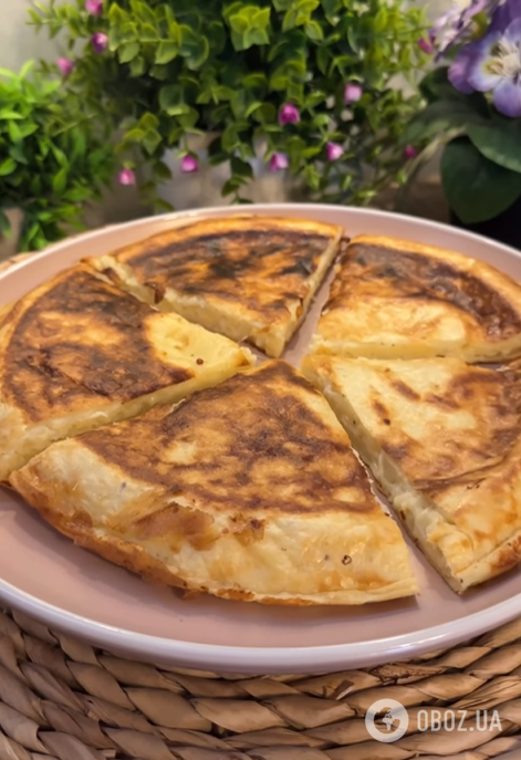 Ленивый хачапури на сковородке: сделайте очень простое тесто