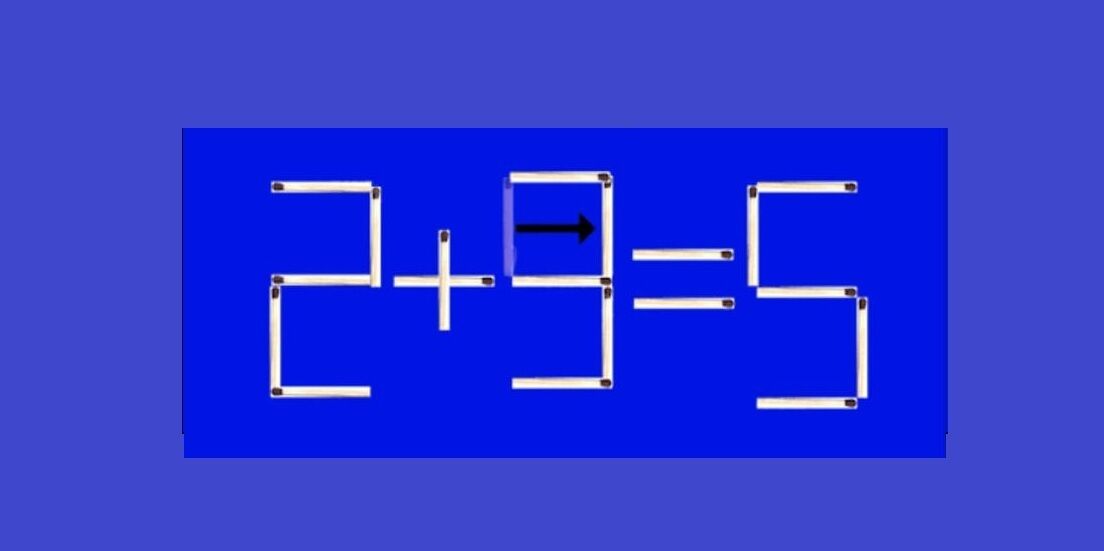 Пересуньте 1 сірник: головоломка для найрозумніших