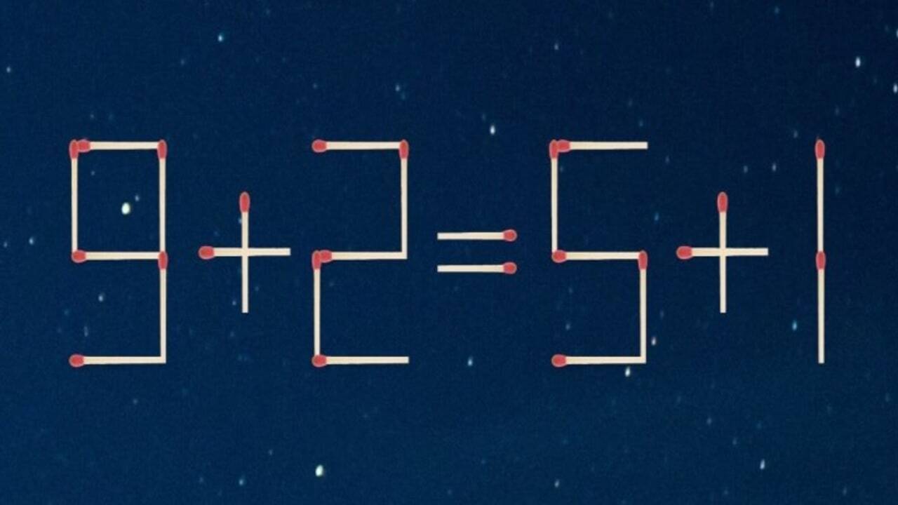 Передвиньте спичку: хитрая головоломка для самых умных