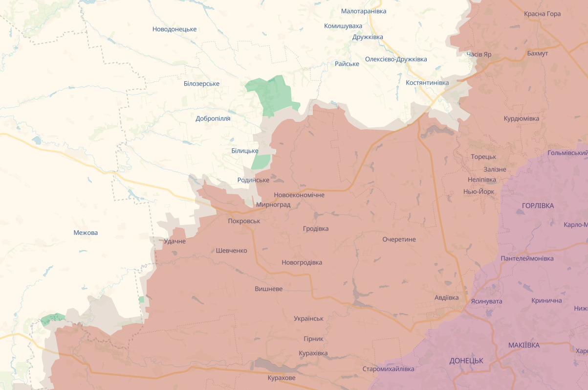 Окупанти стягують сили на Покровський напрямок: у ЗСУ розповіли про ситуацію. Карта