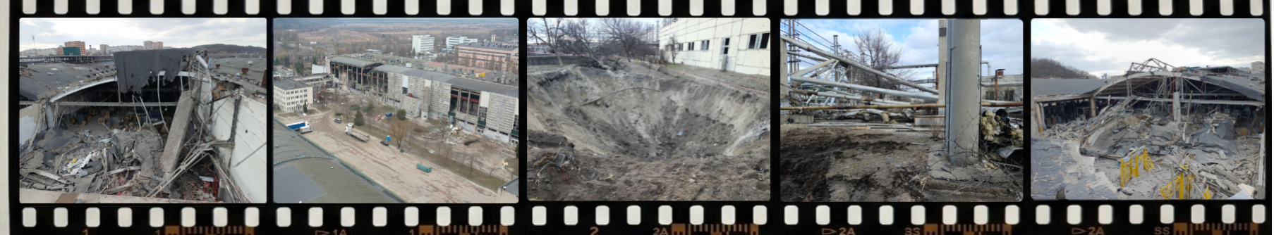 Руйнування на паперовому комбінаті в Обухові