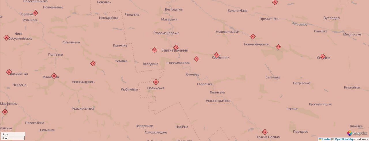 В Генштабе заявили о поражении ряда складов, района сосредоточения и нефтебазы врага
