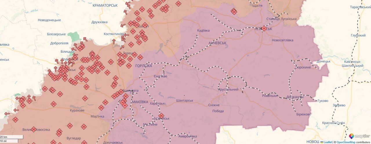 "Птицы Мадьяра" уничтожили на оккупированной Луганщине ЗРК "Бук", топливные цистерны и склады армии РФ. Видео