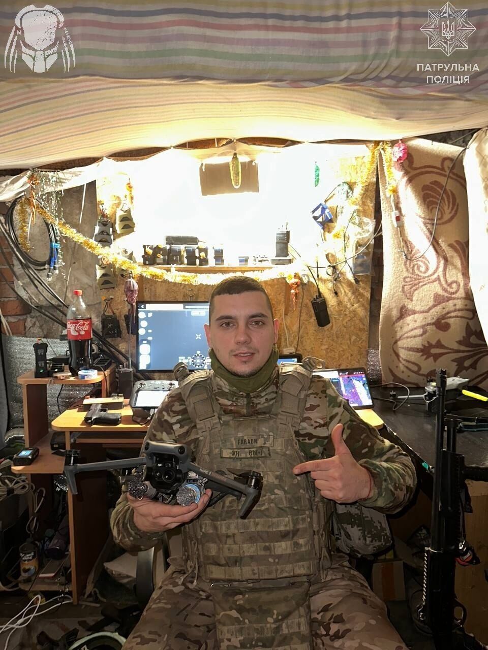 Полон у прямому ефірі: пілот бригади "Хижак" дистанційно змусив окупанта здатися. Фото