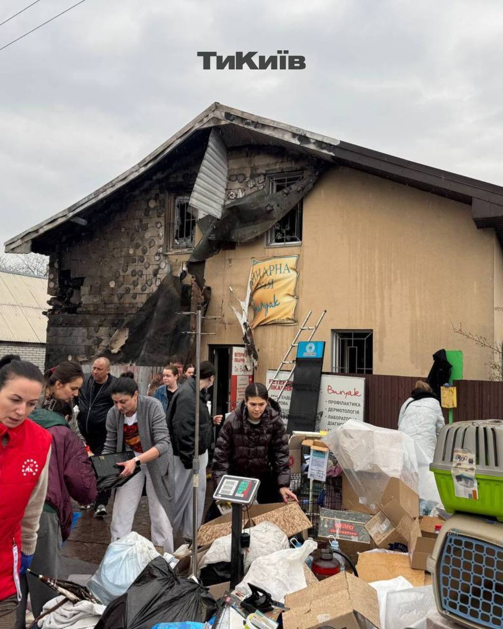 Россия уничтожила ветклинику под Киевом, погибли животные. Все подробности, фото и видео