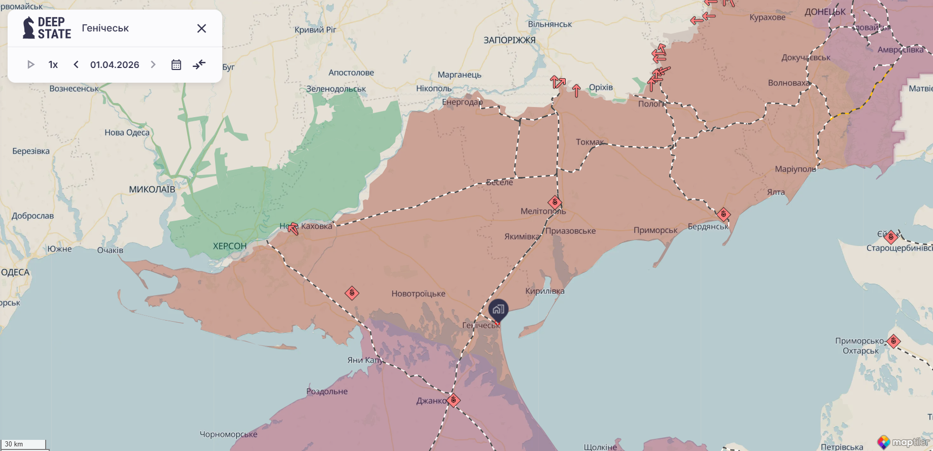 Готують дітей до війни: окупанти відкривають "кадетські класи" у школах Генічеська