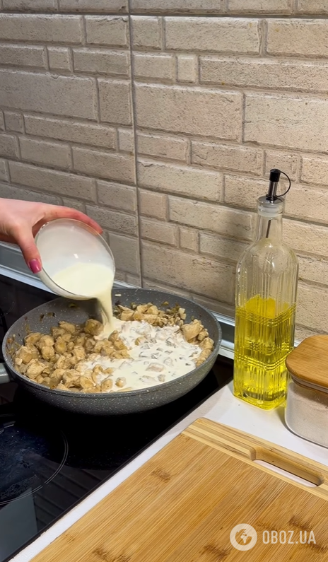 Сытный жульен с курицей и грибами на ужин: получится очень вкусно