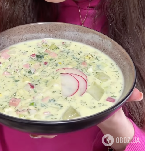 Найсмачніша літня окрошка на айрані: розповідаємо, що ще додати для яскравого смаку