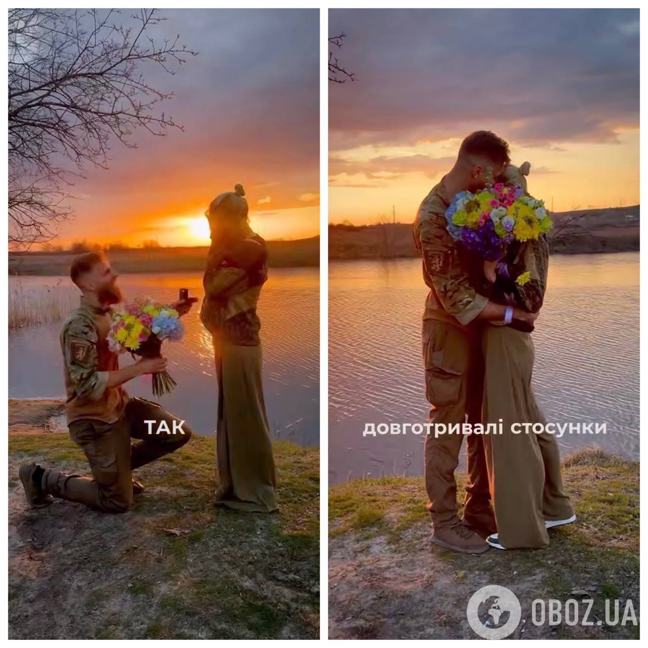 Павло Вишебаба освідчився новій коханій, із якою знайомий лише три місяці: поет-воїн показав відео зворушливого моменту