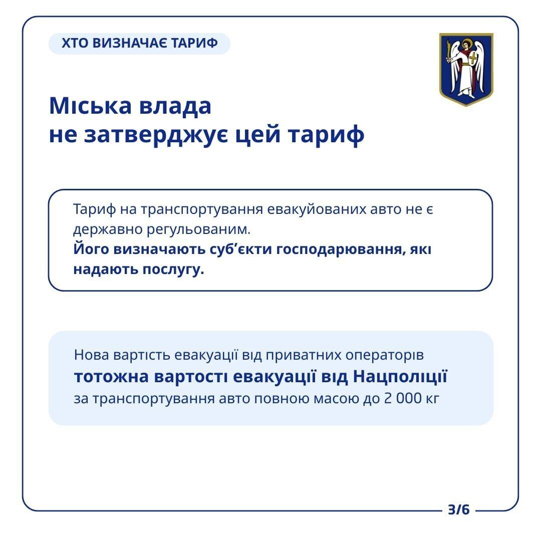 В Киеве поднимут цены на транспортировку эвакуированных авто: сколько заплатят водители