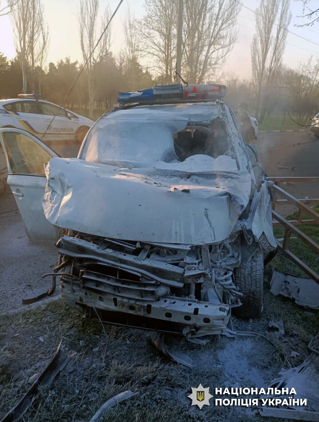 Російський дрон убив на Херсонщині поліцейського, який захищав цивільних у складі мобільної групи. Фото