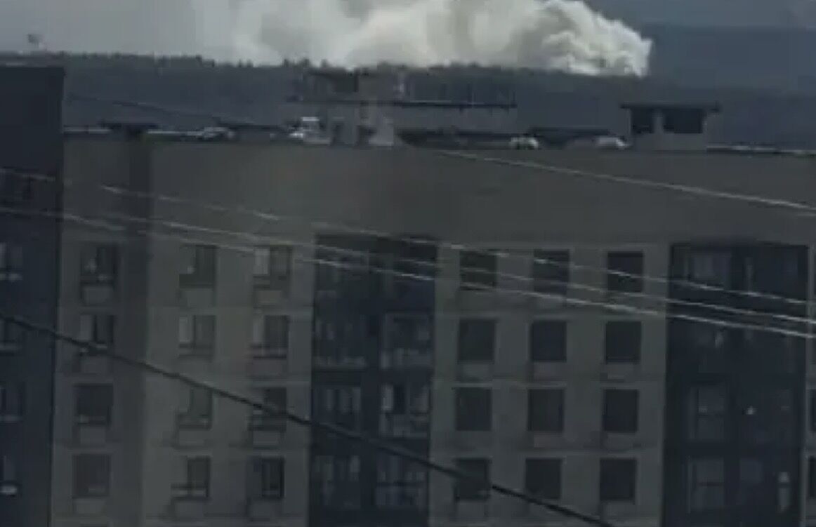 У Москві загорілося військове училище підвищеного рангу. Відео