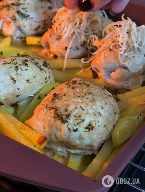 Як смачно запекти картоплю з курячими рулетиками: простий рецепт для ситного обіду